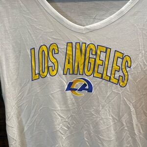 NWT—-NFL Team Apparel White Tee